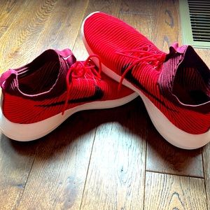Nike Red Athletic Shoes with Lightweight Design